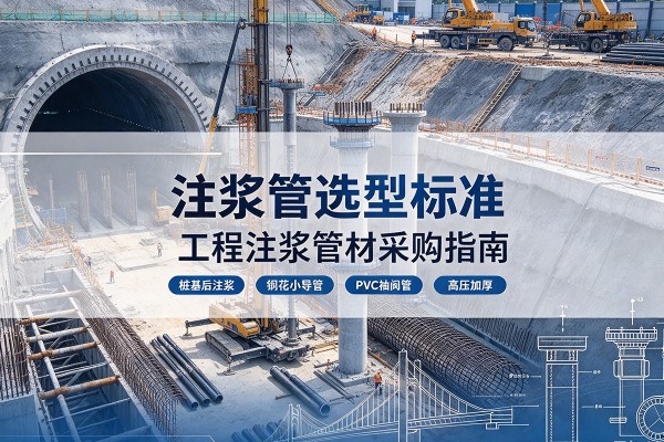 吉阳注浆管选型标准