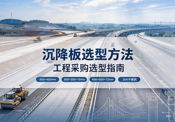 吉阳沉降板选择方法